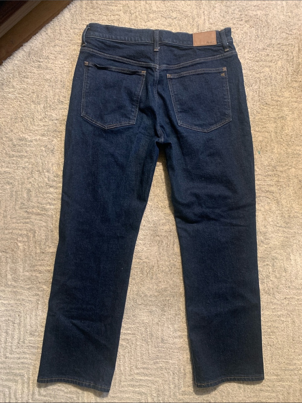 Women’s Madewell Dark Blue 90s Straight-Leg Jeans - Picture 6 of 9